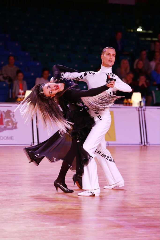 Marioara Cheptene en compétition de danse sportive